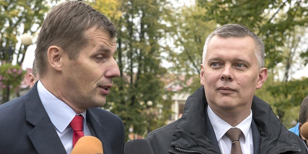 Jacek Kozaczyński i Tomasz Siemoniak. Fot. Janusz Mazurek - fot. 