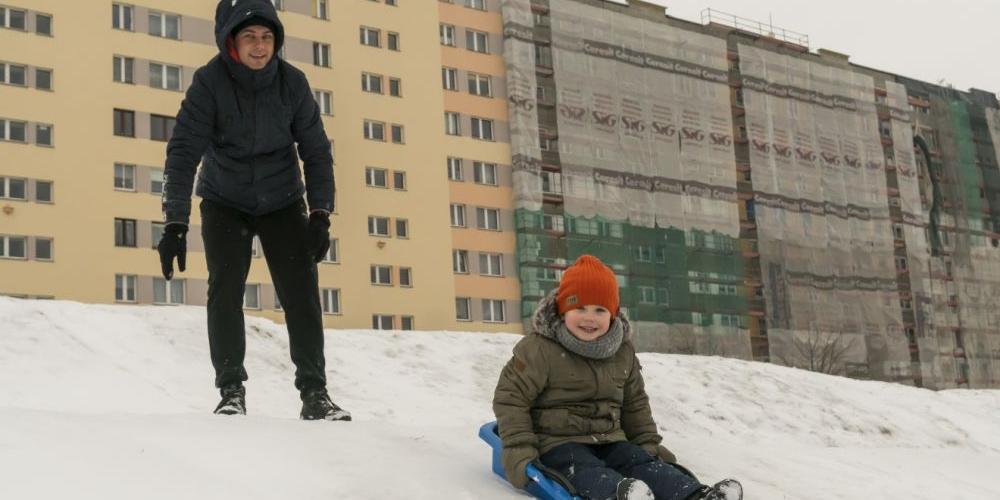 Z górki na pazurki przy ulicy Podlaskiej w Siedlcach