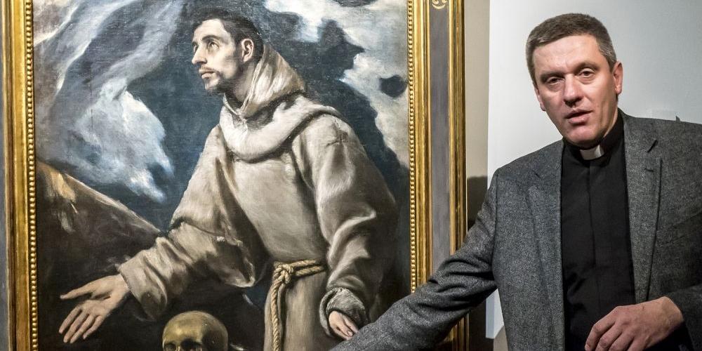 Ksiądz Robert Mirończuk dyrektor Muzeum Diecezjalnego fot. Janusz Mazurek