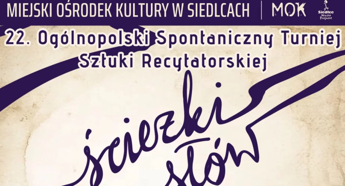 MOK Siedlce zaprasza do udziału w turnieju recytatorskim