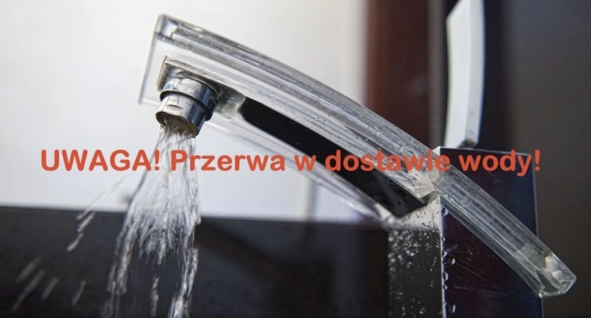Przerwa w dostawie wody jest planowana między godz. 9 a 15. Fot. AK 