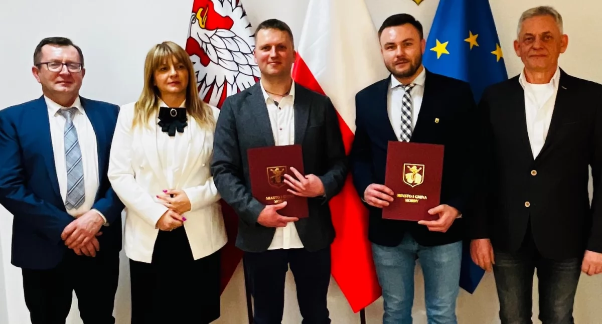 Podpisano umowę na sporządzenie planu ogólnego Miasta i Gminy Mordy. fot. UMiG Mordy