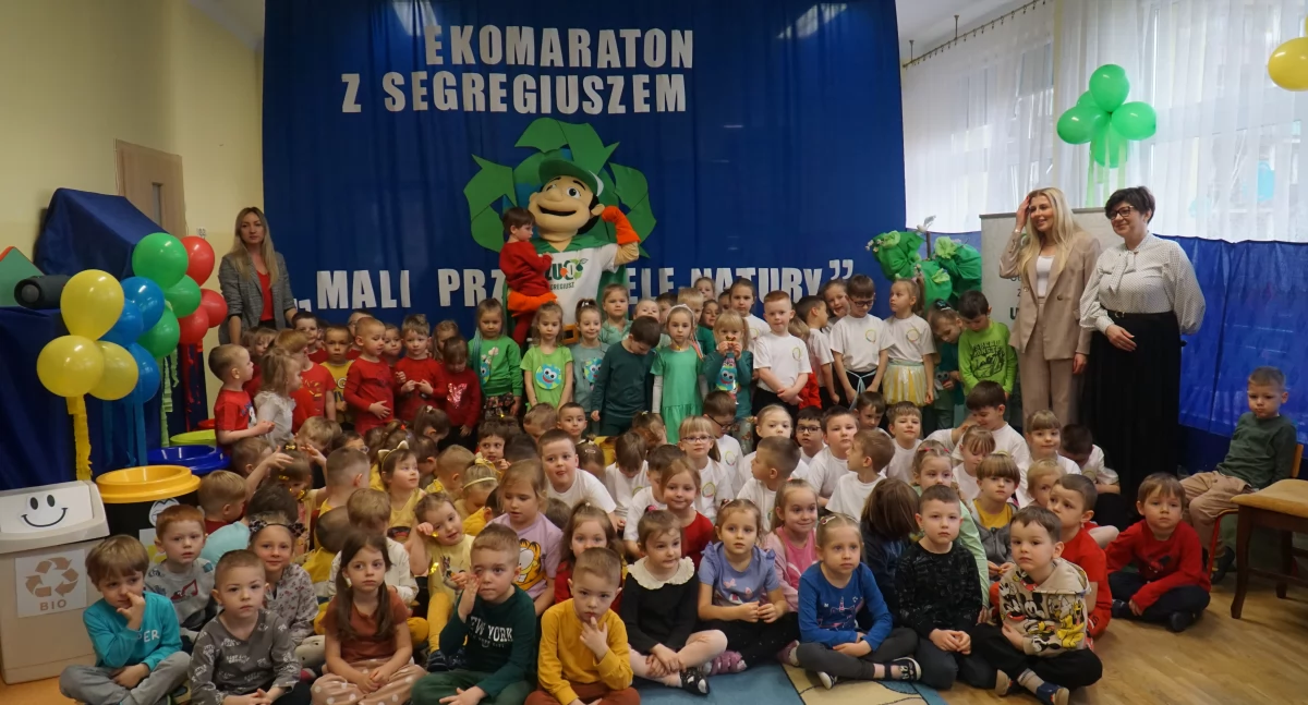 Segregiusz spotkał się z dziećmi z Miejskiego Przedszkola nr 22