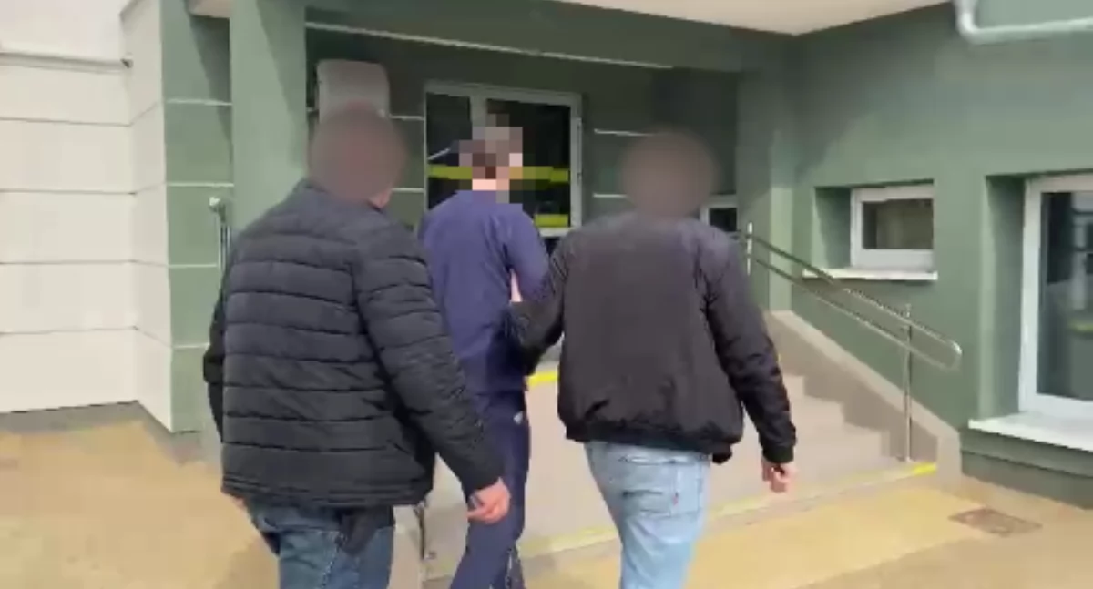 Decyzją sądu, podejrzany 41-latek trafił na trzy miesiące do aresztu. Fot. KPP Sokołów Podlaski