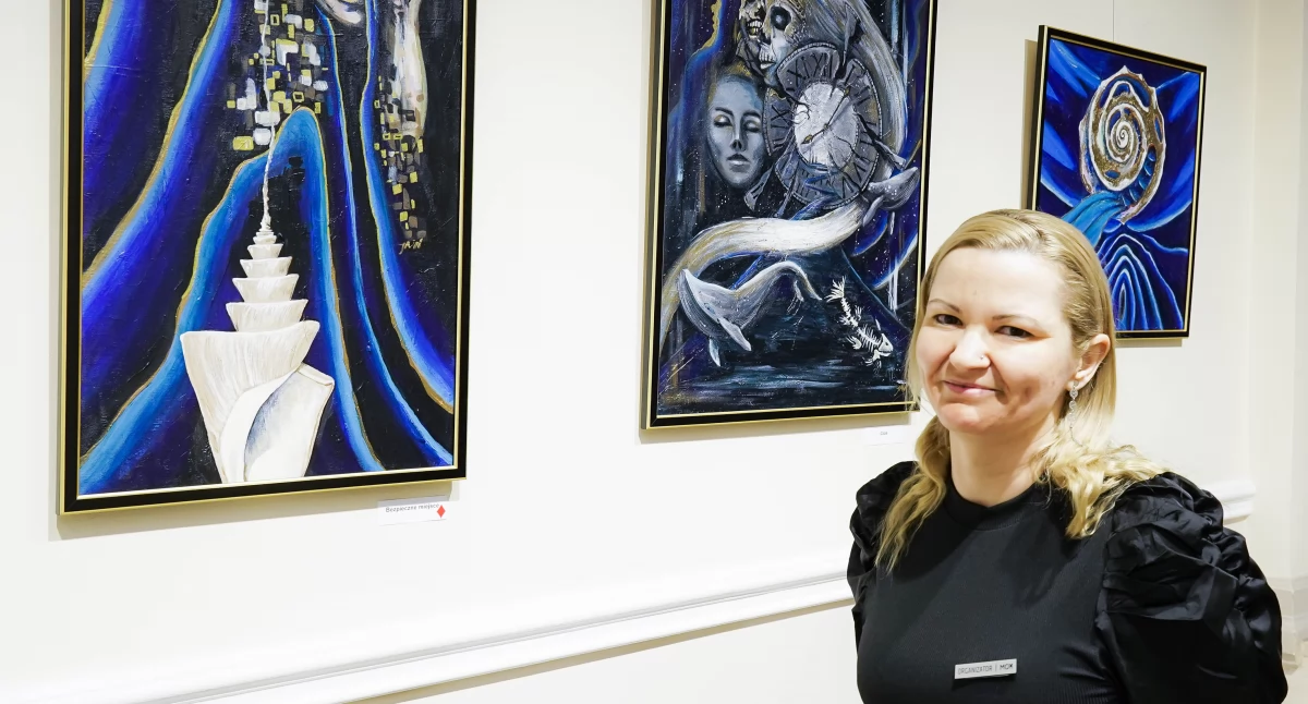 „Insomnie” – wystawa malarstwa Joanny Włodek w Siedlcach - fot. Aleksander Skums