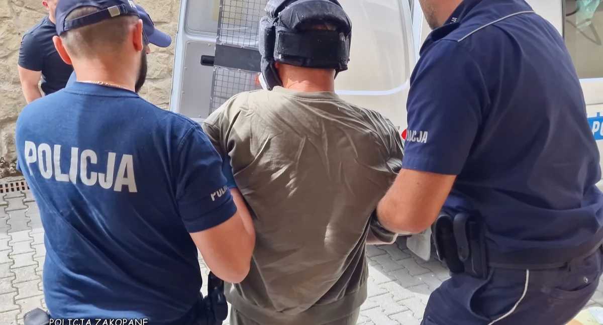 45-letni siedlczanin został aresztowany w sierpniu 2024 r. Fot. Policja Zakopane