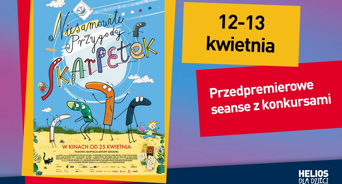 Kino/Teatr, Niesamowite przygody skarpetek przedpremierowe seanse konkursami - zdjęcie, fotografia