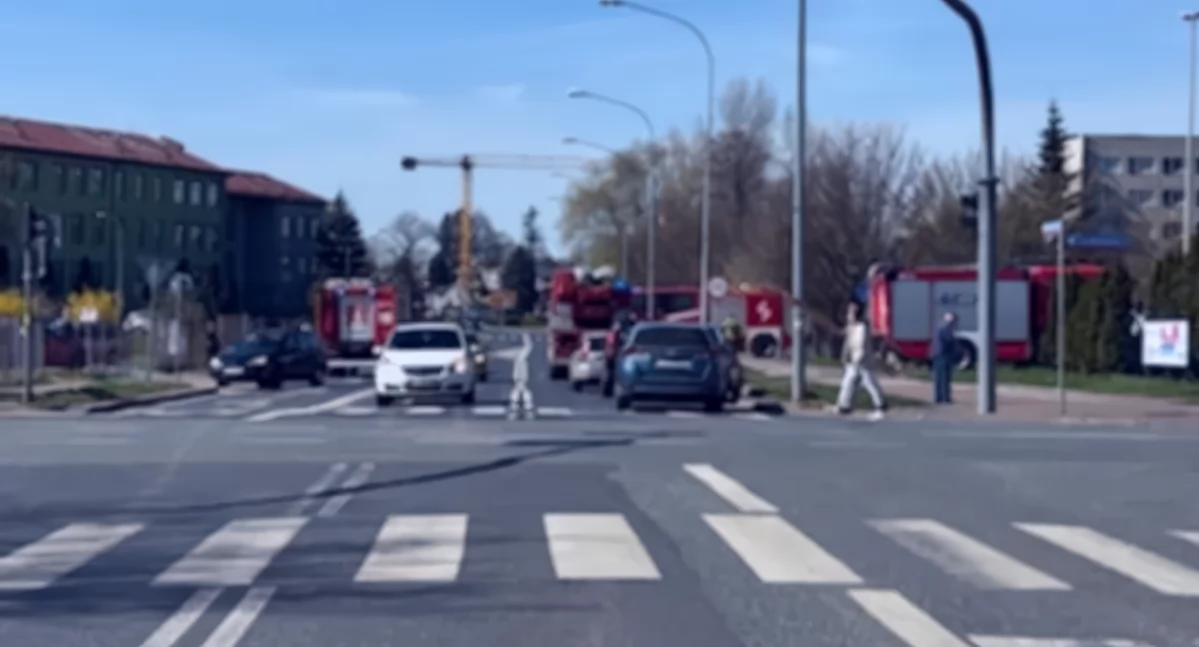 Zdjęcie z interwencji straży pożarnej fot. Czytelnik