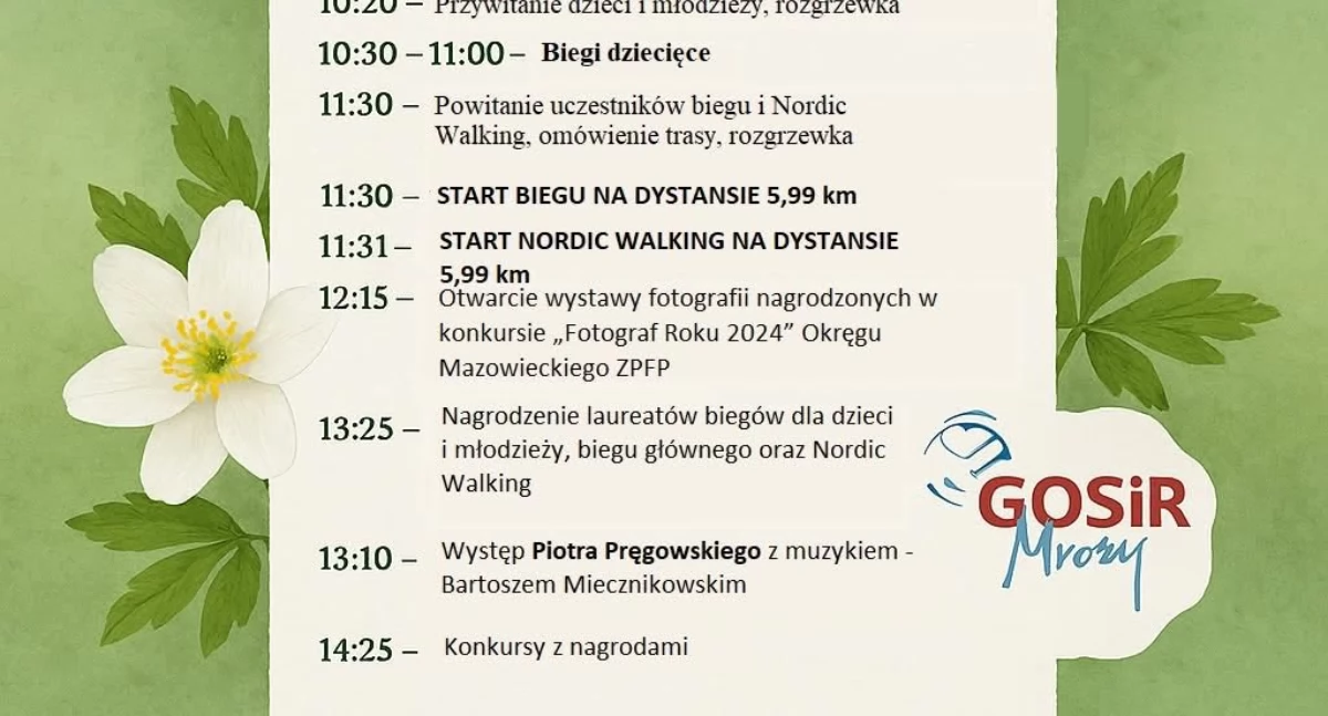 program wydarzenia