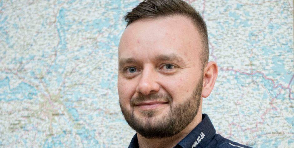 mł. aspirant Marcin Krasuski - fot. Aga Król