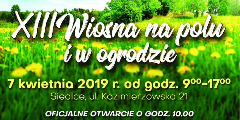 Wiosna na polu i w ogrodzie 2019 plakat - fot. s