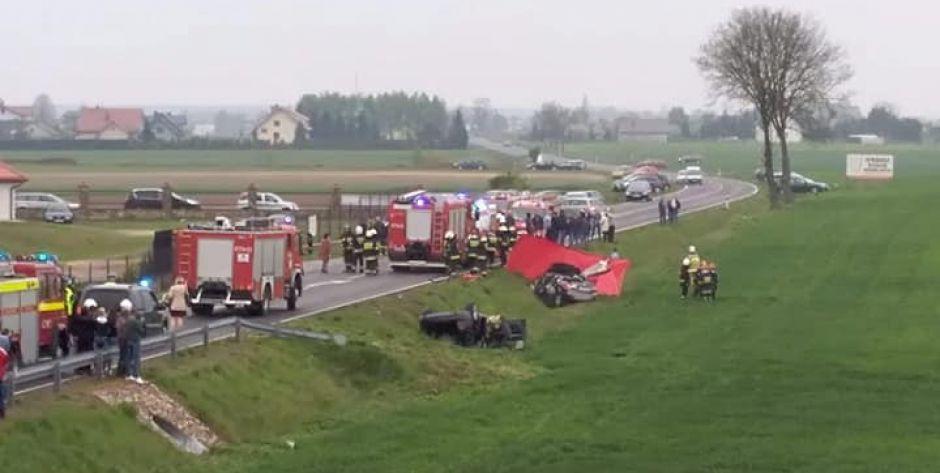 Miejsce wypadku - (fot. Stanisław Pogotowie) - fot. v