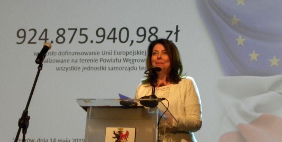 Starosta węgrowska Ewa Besztak.  fot. sej