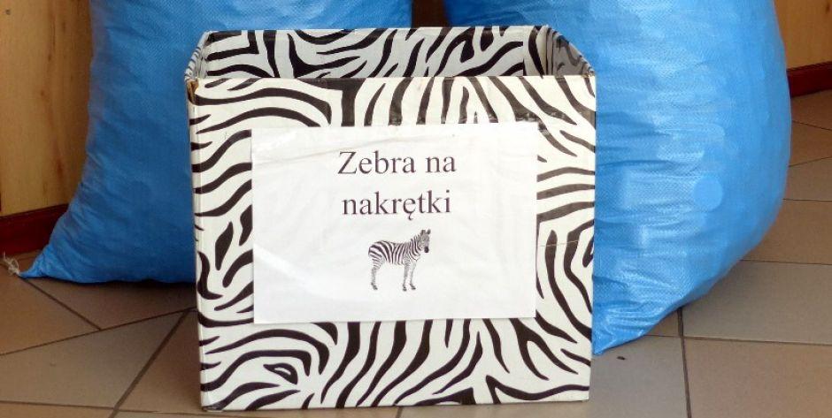 Nakrętki, przekazane przez Szkolne Koło Caritas w Borkach - Wyrkach, fot. Ana