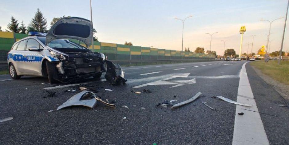 Wypadek na obwodnicy. Fot. Piotr Księżopolski - fot. Grzegorz Kocak
