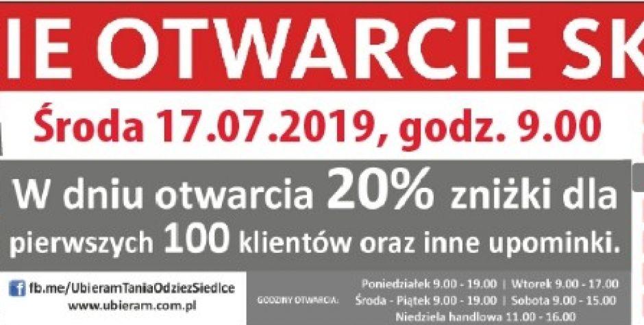 Wielkie otwarcie sklepu! - fot. d