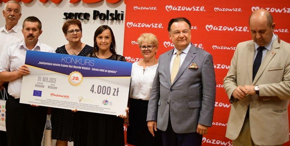 Wśród laureatów konkursu jest sołectwo Helenów, w gminie Wiśniew. fot. UMWM - fot. w