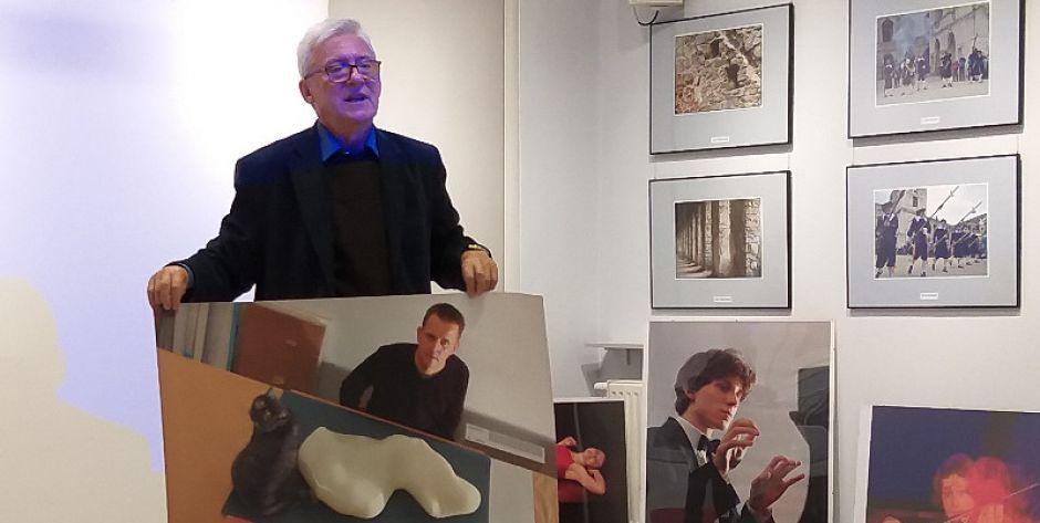 Tadeusz Późniak w Galerii Fotografii FOKUS w Siedlcach, fot. Ana