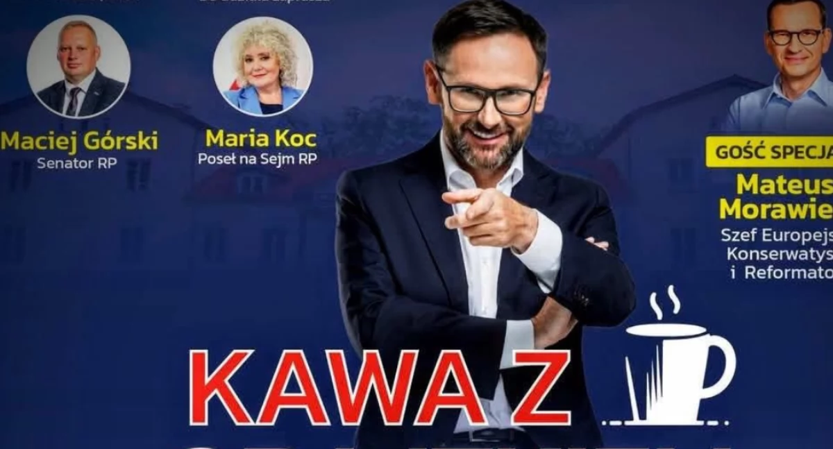 Polityka, „Kawa Obajtkiem” udziałem byłego premiera - zdjęcie, fotografia