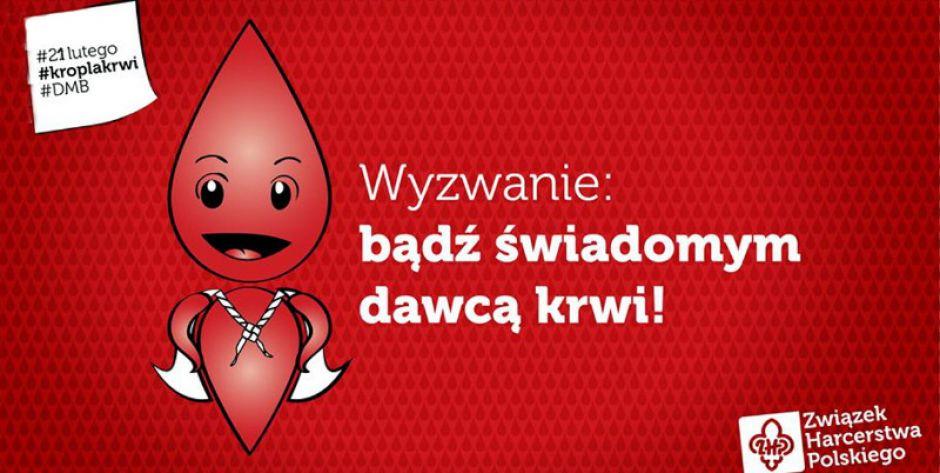 Harcerska Kropla Krwi. Grafika Anny Żukowskiej. - fot. Anna Żukowska