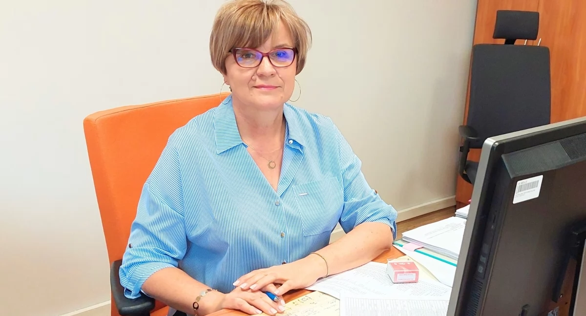 Barbara Rybaczewska, wójt gminy Wiśniew. Fot. Aga Król 