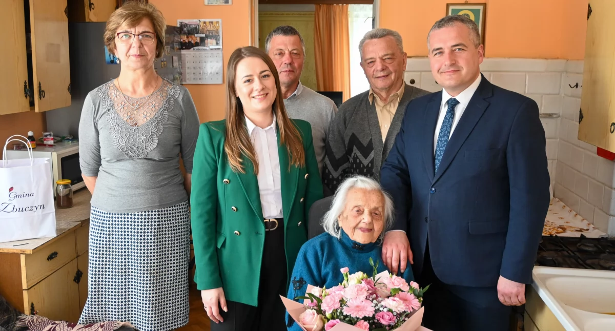 Pani Czesława Prochenko z Dziewul obchodziła 101. urodziny! Fot. UG Zbuczyn