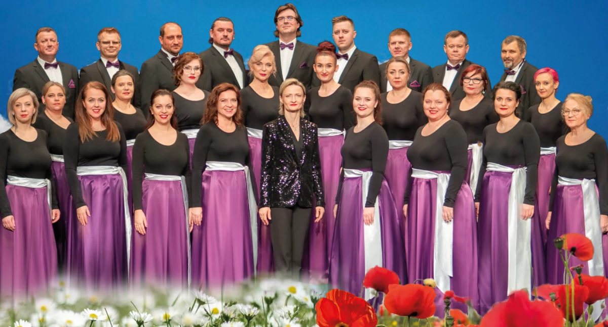 Koncerty/Muzyka, Koncert pieśni patriotycznych Chóru Miasta Siedlce Parku Aleksandria - zdjęcie, fotografia