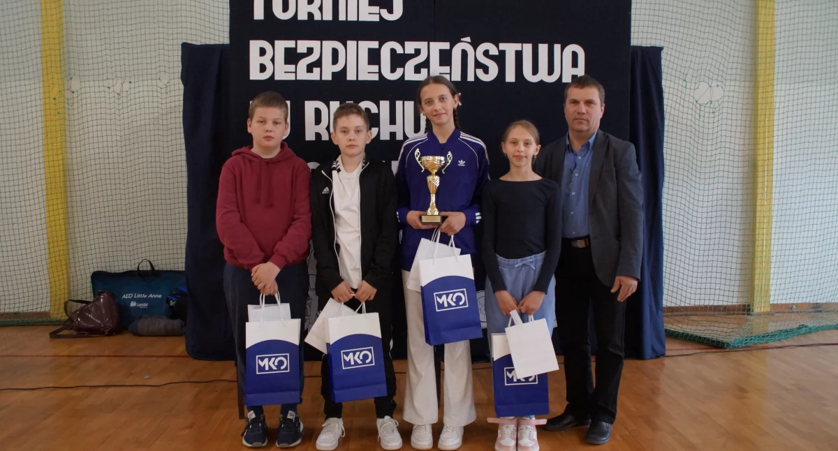 Drużyna ze Szkoły Podstawowej nr 1 w Węgrowie. fot. arch. szkoły
