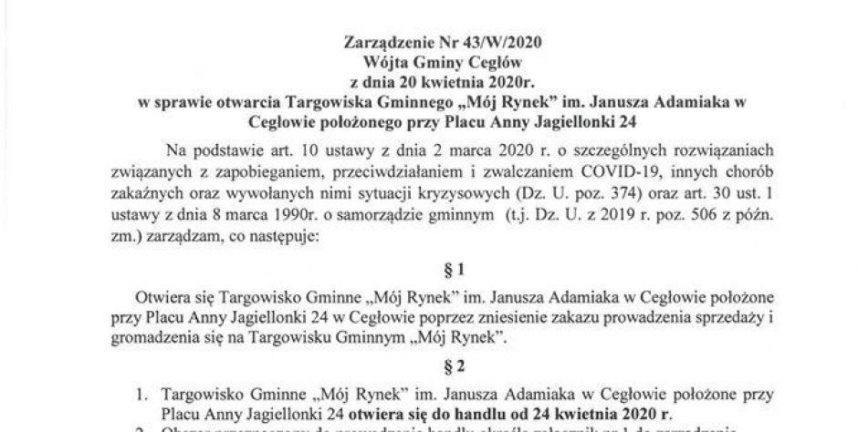 Targowisko w Cegłowie  - fot. UG