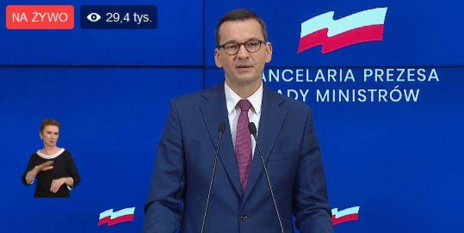 Premier Mateusz Morawiecki - fot. s