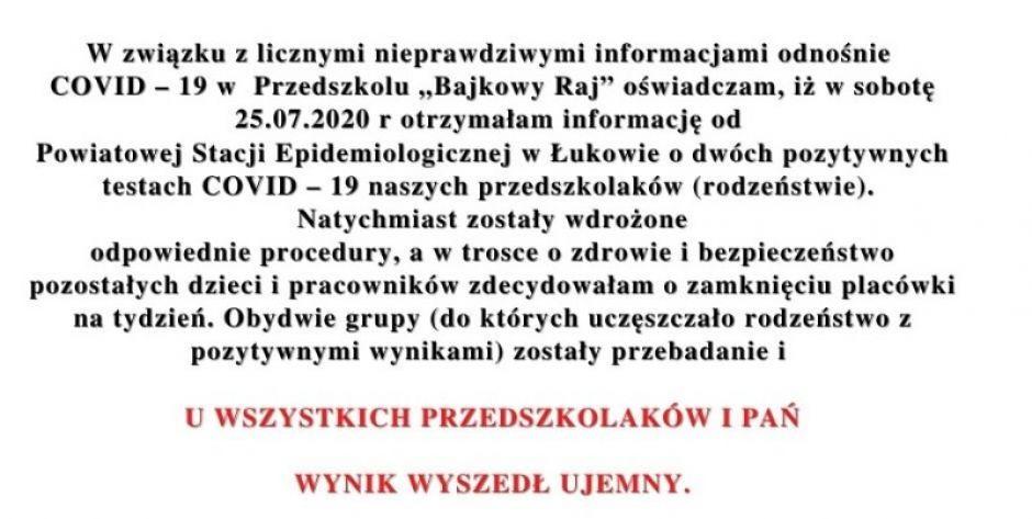 Oświadczenie - fot. s