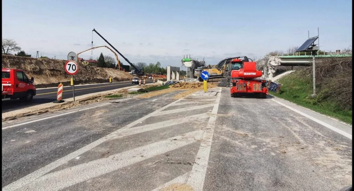 Prace rozbiórkowe wiaduktu domanickiego zakończyły się 9 kwietnia. Fot. Aga Król