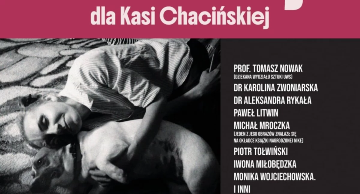 Uznani artyści pomagają Kasi Chacińskiej