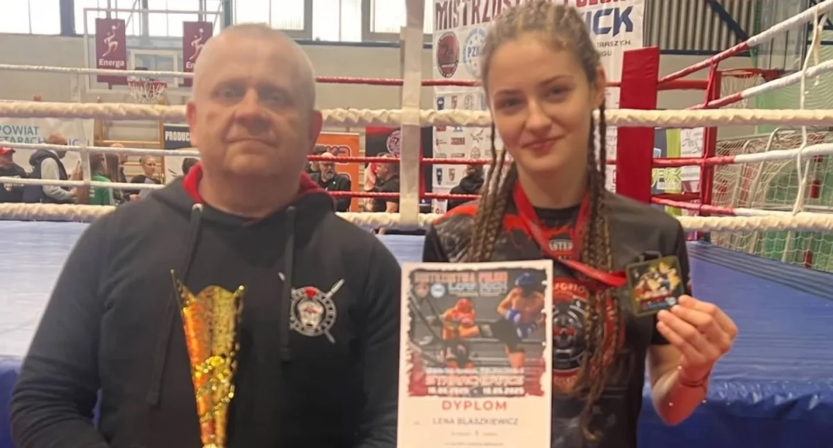 Sporty walki, Złota Błaszkiewicz medale ekipy Gladiatora Siedlce - zdjęcie, fotografia