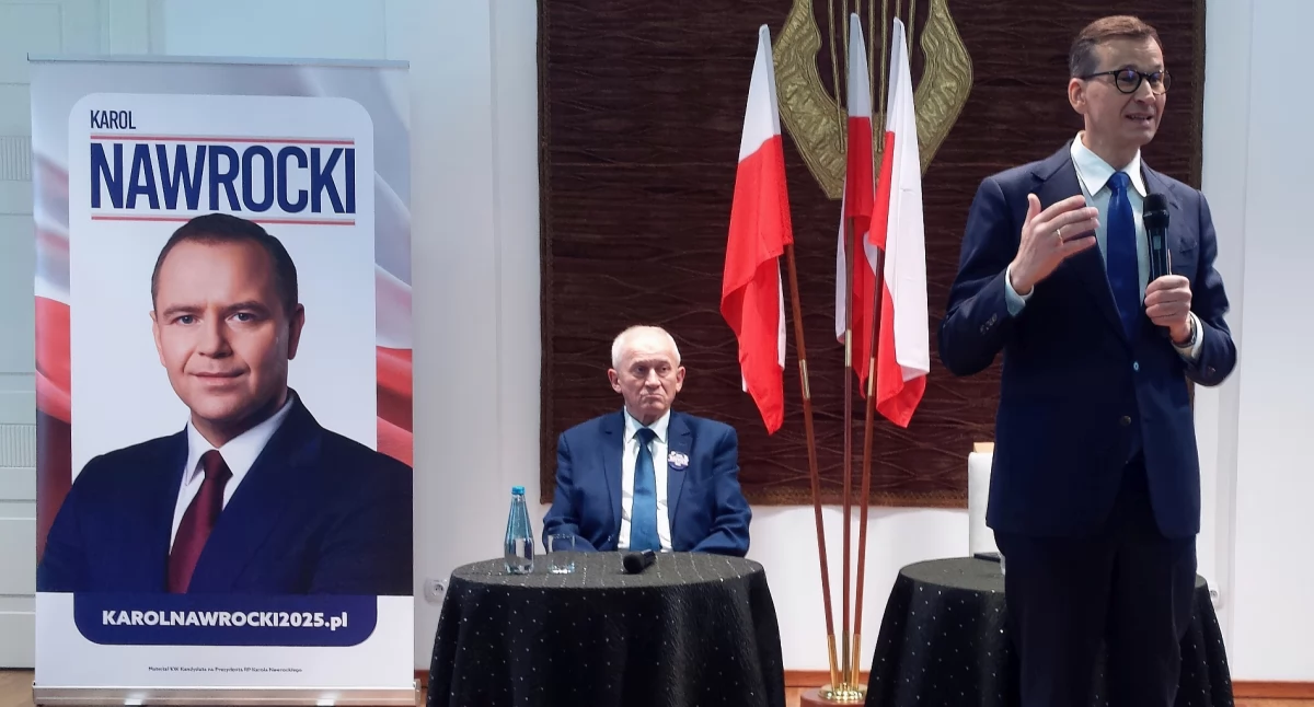 Polityka, Morawiecki Siedlcach Bądźcie aktywni ostatniej minuty - zdjęcie, fotografia
