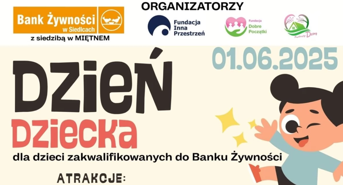 Radosny Dzień Dziecka z Bankiem Żywności – zabawa, edukacja i pomoc