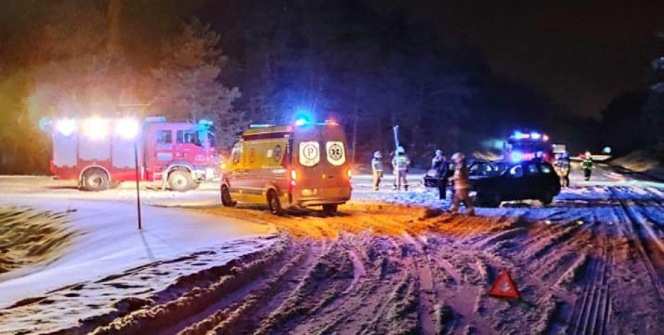 Zderzenie w Celejowie - fot. OSP Wilga - fot. u