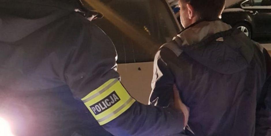 Jeden z zatrzymanych - fot. Komenda Powiatowa w Mińsku