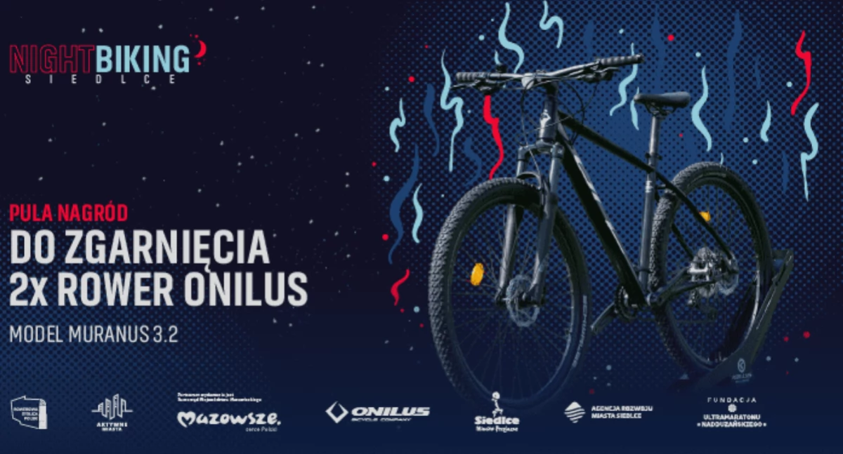 Inne sporty, Nightbiking Siedlce czyli aktywność fizyczna dobra zabawa! - zdjęcie, fotografia