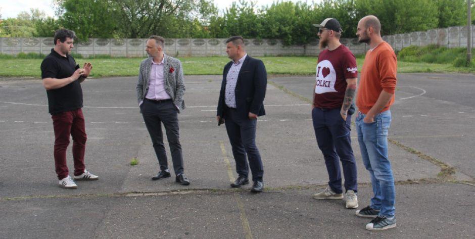 w tym miejscu powstanie Centrum Sportów Miejskich - fot. UM