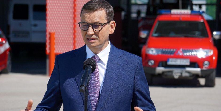 Konferencja prasowa premiera Mateusza Morawieckiego. fot. sej