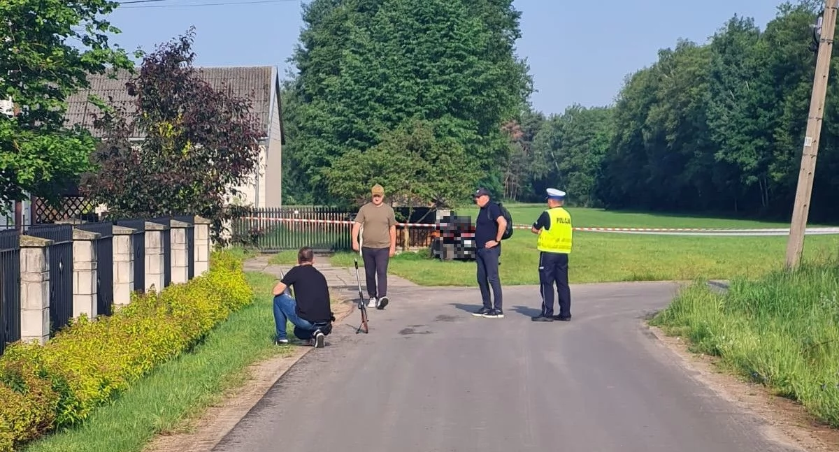 Tragiczny wypadek wz udziałem quada. Nie żyje 32-letni mężczyzna - fot. Policja Garwolin