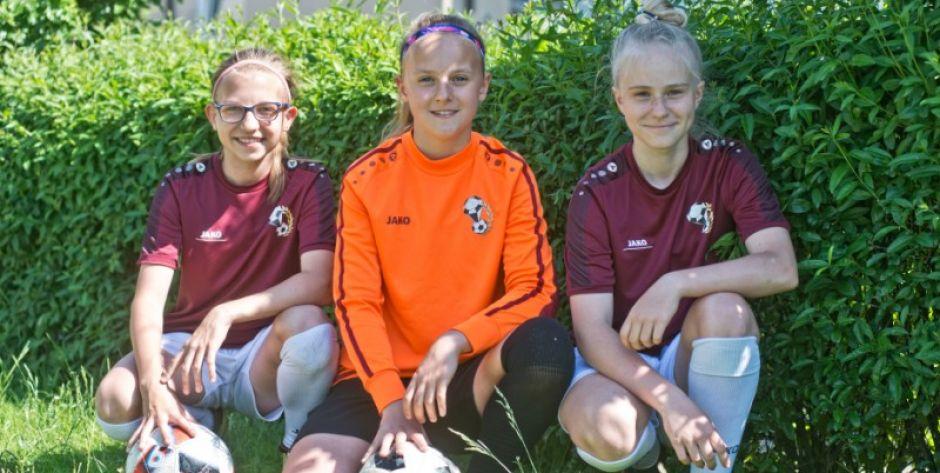 Oliwia Sanetas, Alicja Klimiuk i Gabrysia Sikora fot. Aga Król