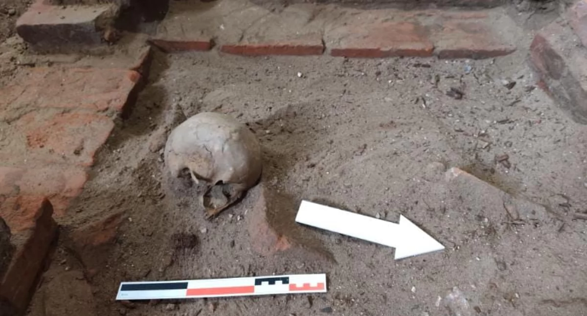 Niezwykłe odkrycie archeologiczne w miejscowym kościele - fot. Marcin Wagner