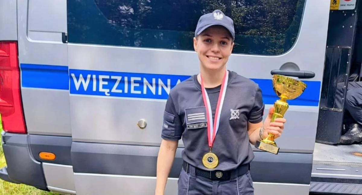 Sukces funkcjonariuszki z Siedlec na Mistrzostwach Strzeleckich Służby Więziennej - fot. Zakład Karny