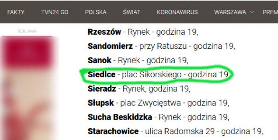 manifestacja w obronie wolnych mediów