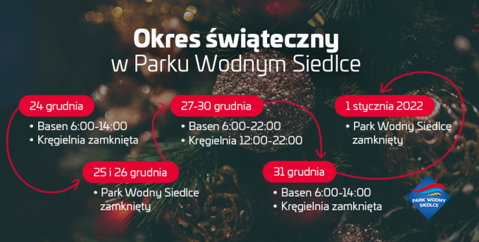 Okres świąteczny w Parku Wodnym Siedlce  - fot. sd