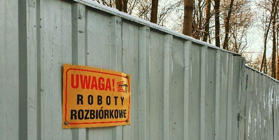 Park Aleksandria w Siedlcach zamknięty (fot. Aga Król)