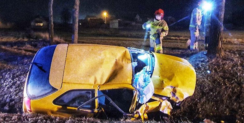 Wypadek w Ujrzanowie fot. Aga Król