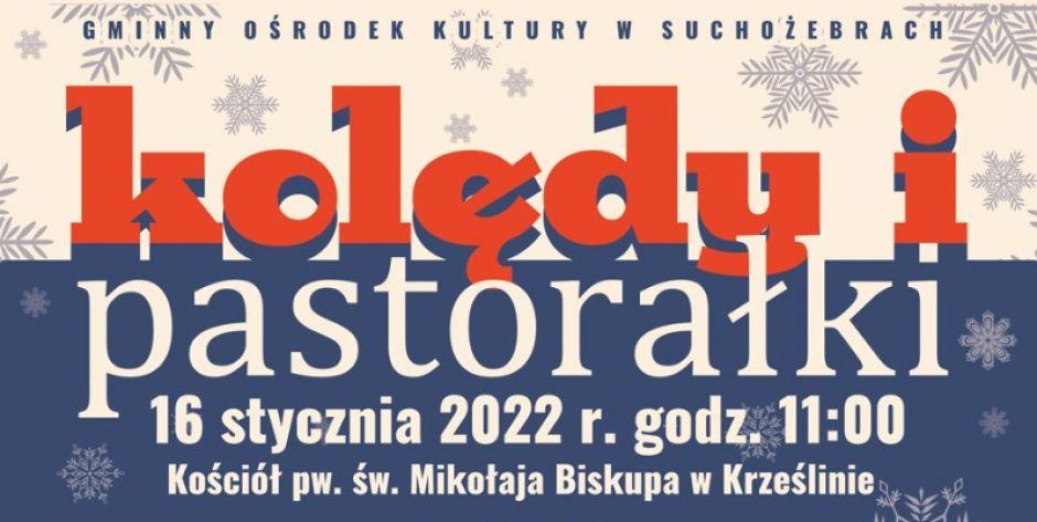 Koncert kolę i pastorałek w Krześlinie - fot. plakat